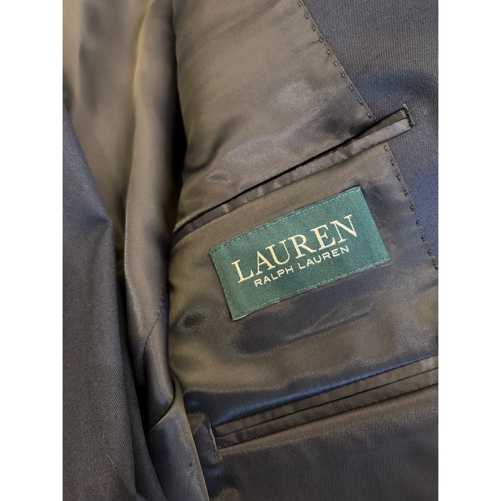 Lauren Ralph Lauren Boys Navy Blue 2 Piece Suit Blazer and Pants Set Size 12R